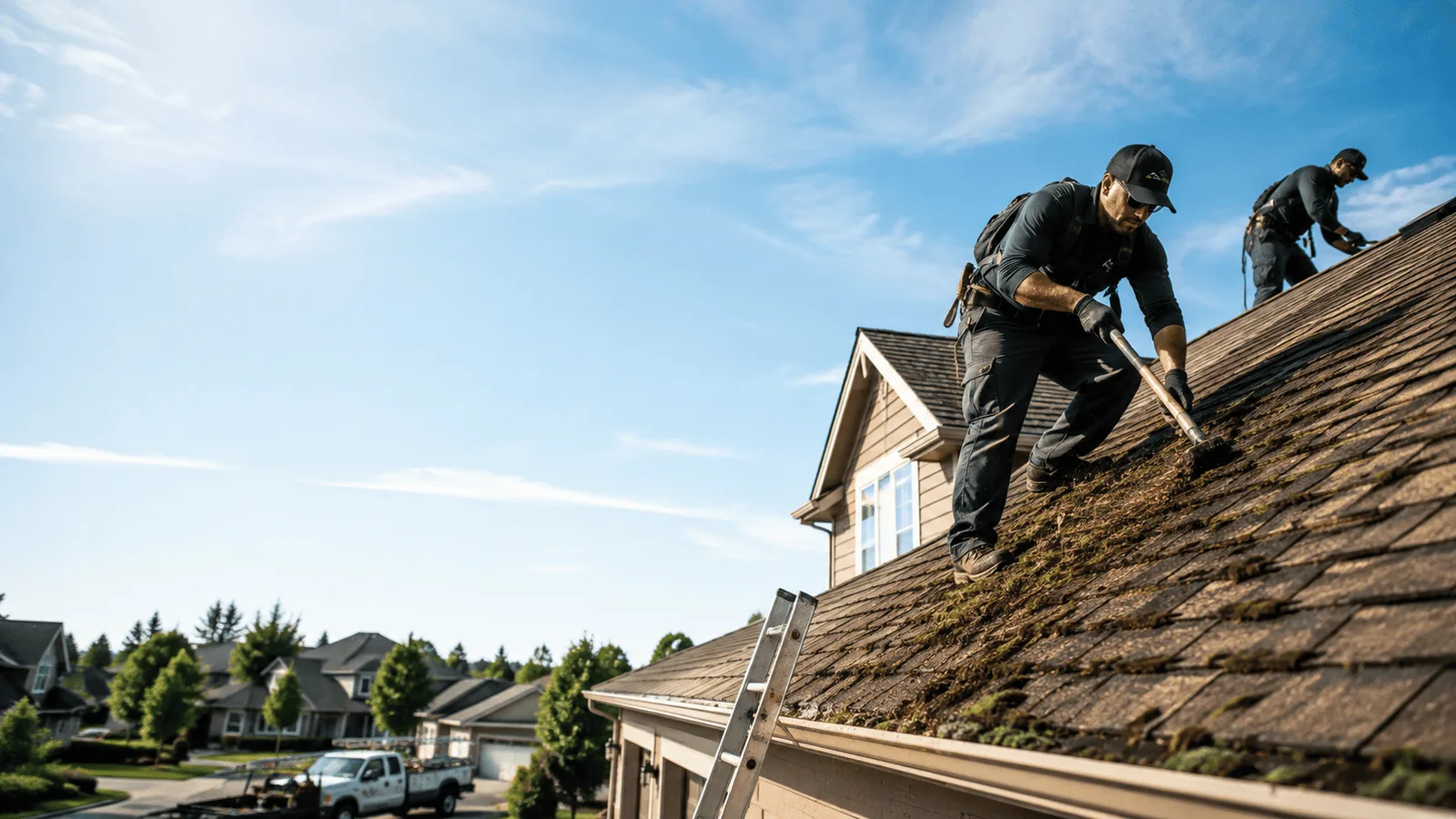 Roof Moss Removal in Wade Hampton, SC near me